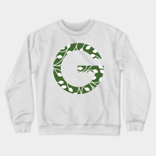 G initials ecological environment Crewneck Sweatshirt